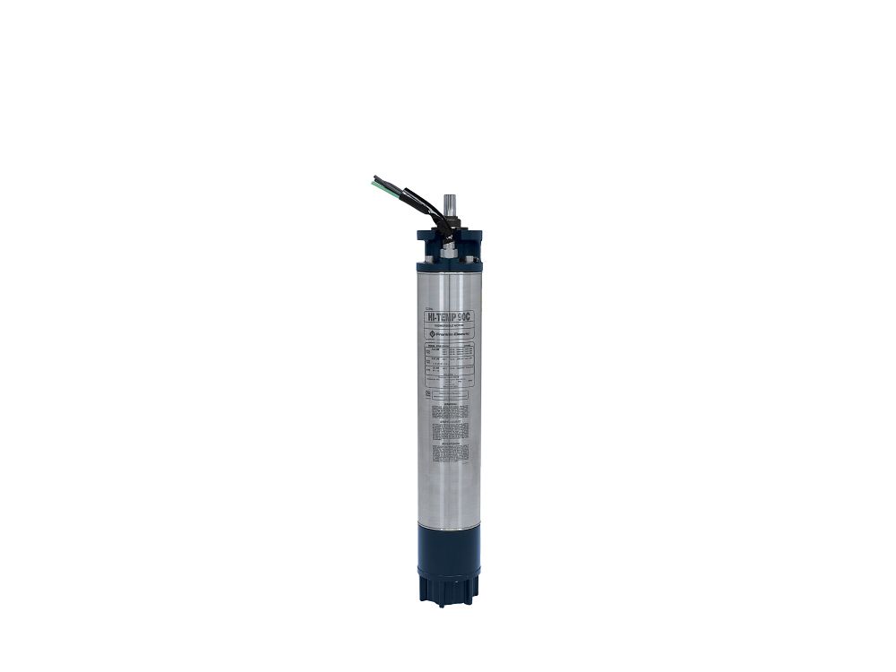 Submersible pump on a white background