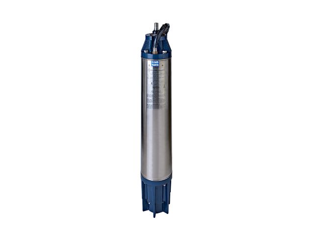 Submersible pump on a white background